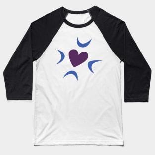 Moonlight Raven cutie mark Baseball T-Shirt